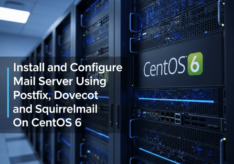 Install and Configure Mail Server Using Postfix, Dovecot and Squirrelmail On CentOS 6